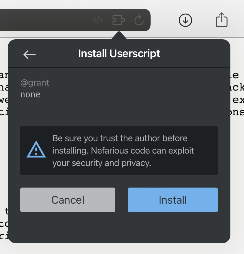 About Unblock IOS Background WebAudio Userscripts OpenUserJS