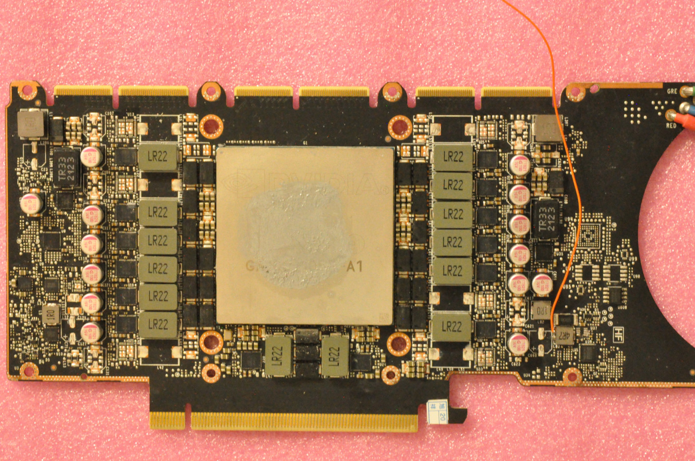 Front side of the bare PCB