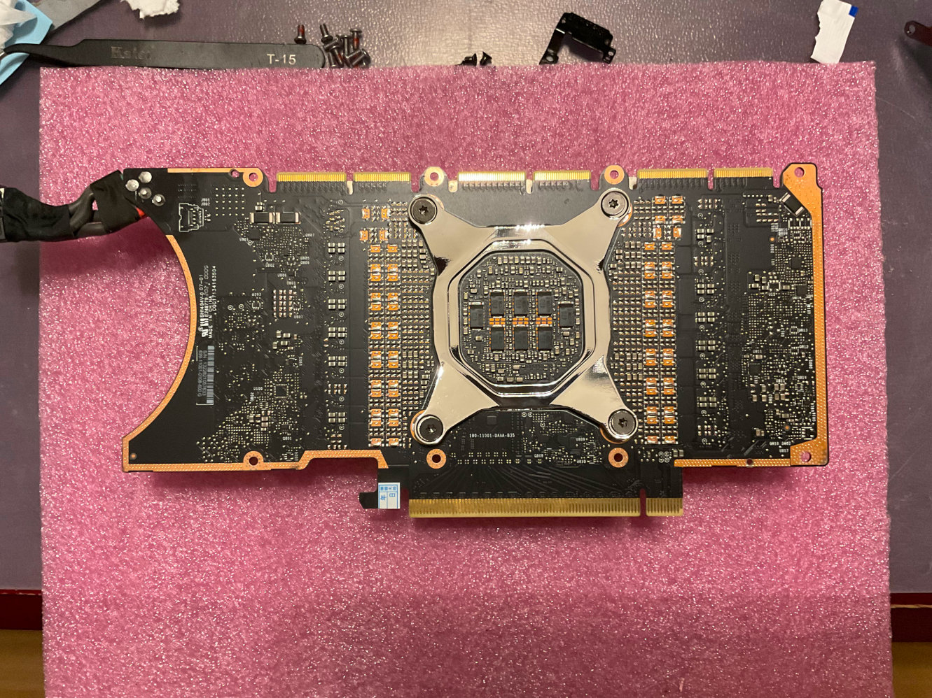 Backside of the PCB